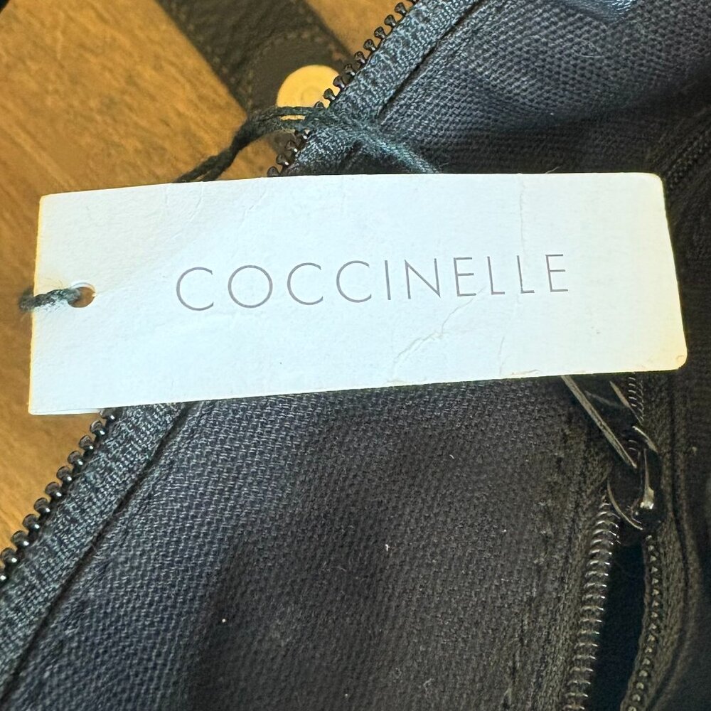 Coccinelle Black Leather Shoulder Bag – Unused Italian Luxury - Picture 4 of 12